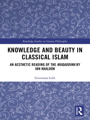 cover image of Knowledge and Beauty in Classical Islam